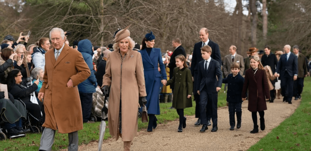 La Especial Coincidencia De Los Windsor En La Misa De Navidad