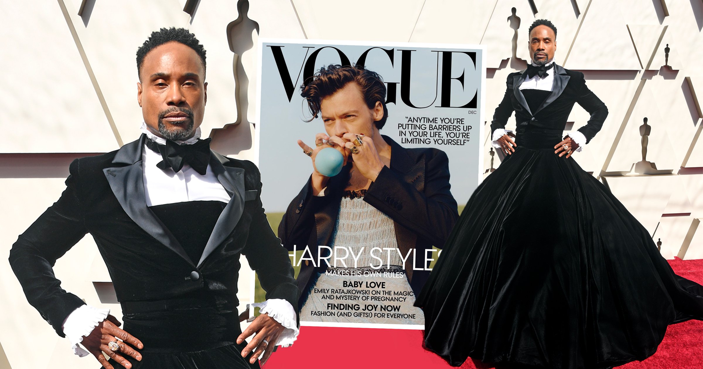 Billy Porter en guerra contra Vogue por portada de Harry Styles con vestido
