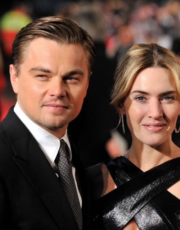 El reencuentro con beso de Leonardo DiCaprio y Kate Winslet