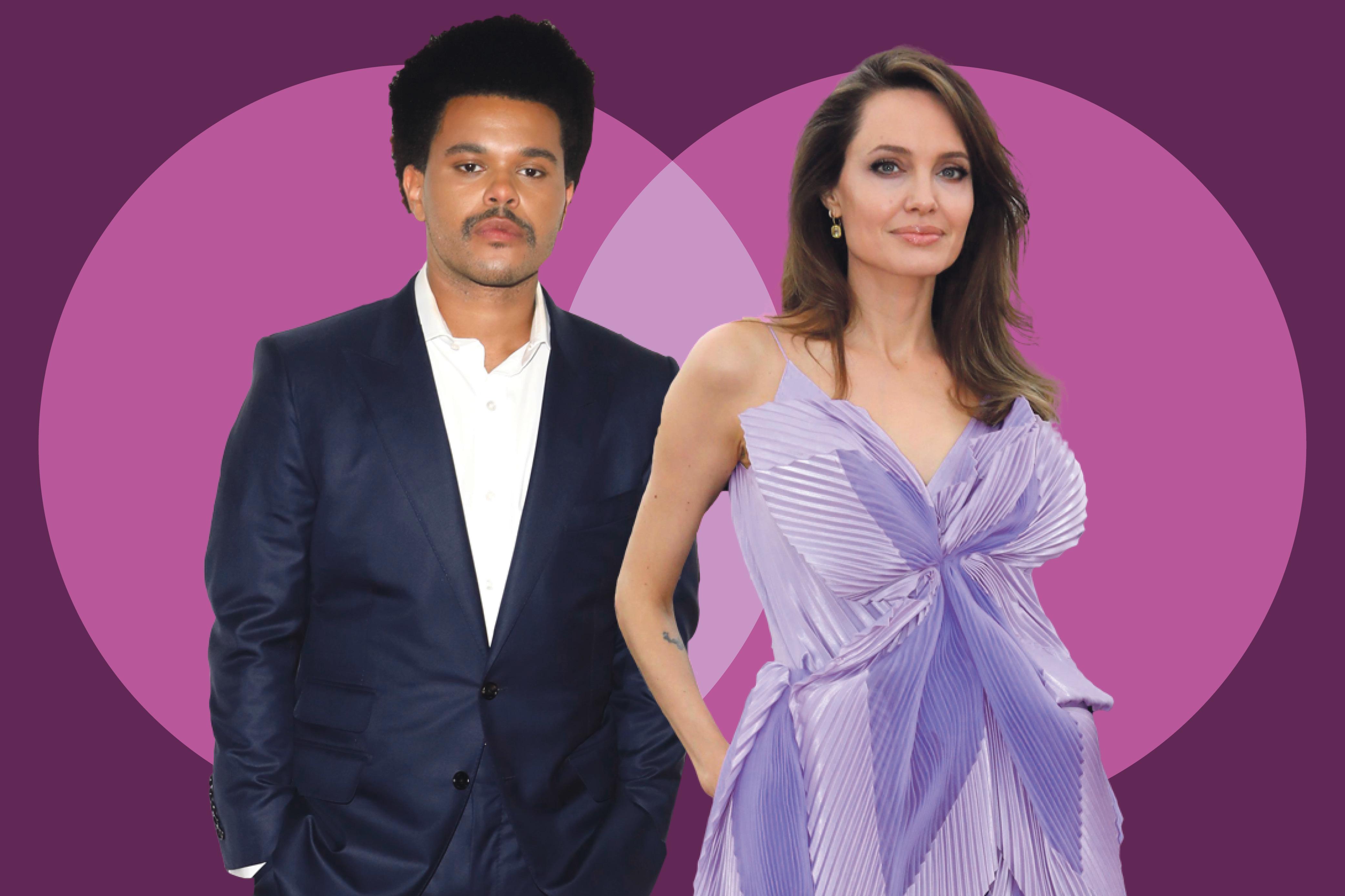 Nueva canción de The Weeknd confirmaría romance con Angelina Jolie