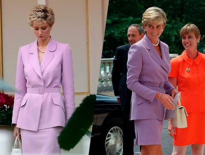 Nueva imagen de Diana de Gales en “The Crown” nos recuerda cuales fueron sus colores favoritos al vestir