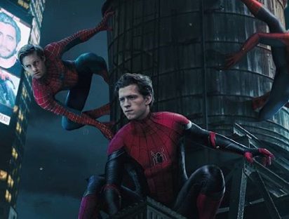Tom Holland, Tobey Maguire y Andrew Garfield recrean el famoso meme de Spider-Man