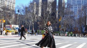 De tour por Nueva York, Tamara Falcó asiste a desfile de Carolina Herrera y prepara docuserie para Netflix