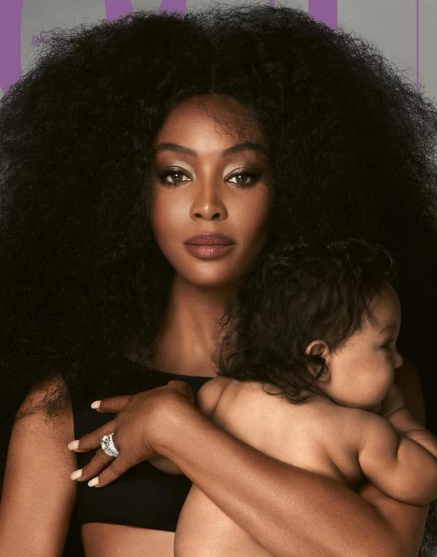 Naomi Campbell, madre a los 50, posa por primera vez con su hija