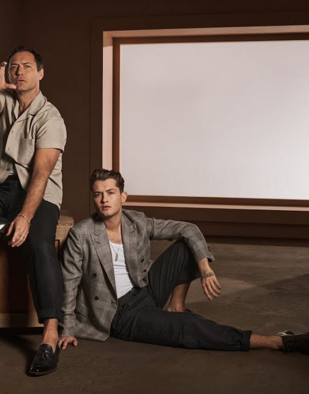 Jude Law y su hijo Rafferty protagonizan la nueva campaña de la casa de modas italiana Brioni