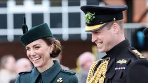 Kate Middleton deslumbra con un abrigo verde por St. Patrick