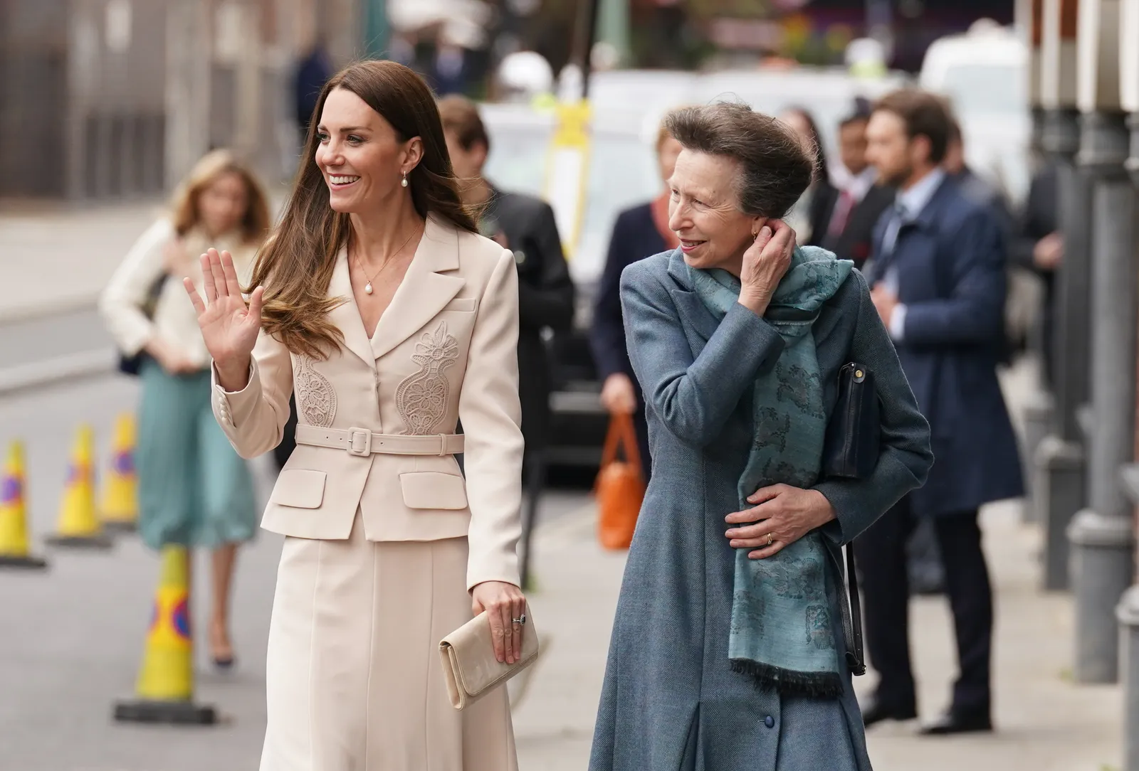 Kate Middleton y la princesa Ana en su primer acto oficial juntas
