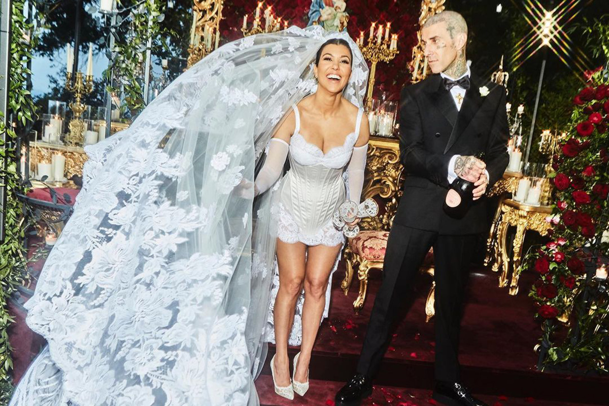 Los looks en Italia del Clan Kardashian-Jenner para la boda de Kourtney y Travis