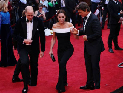 Kate Middleton se roba todas las miradas en la premiere londinense de “Top Gun: Maverick”