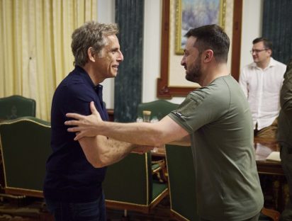 “Eres mi héroe”: Ben Stiller visita a Zelensky en Ucrania