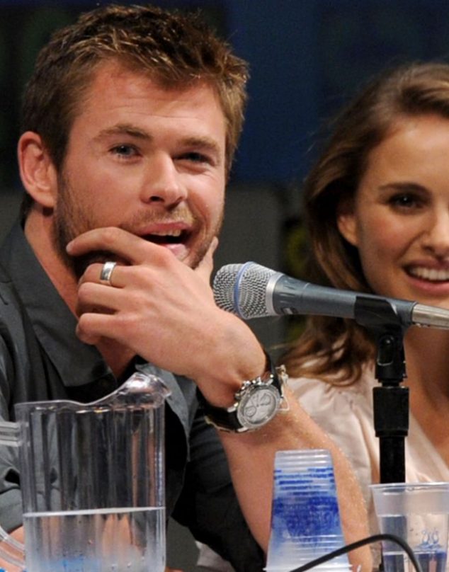 Chris Hemsworth tuvo que dejar de comer carne para besar a Natalie Portman en “Thor”