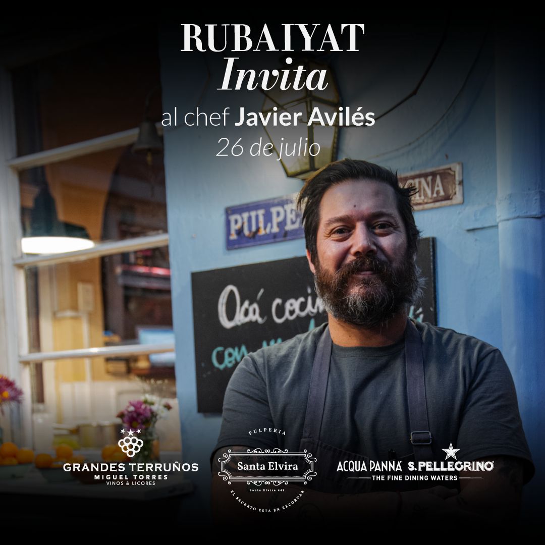 Rubaiyat Invita al chef Javier Avilés