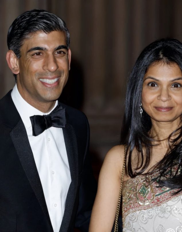 Rishi Sunak y Akshata Murty: la pareja de multimillonarios que comanda Inglaterra