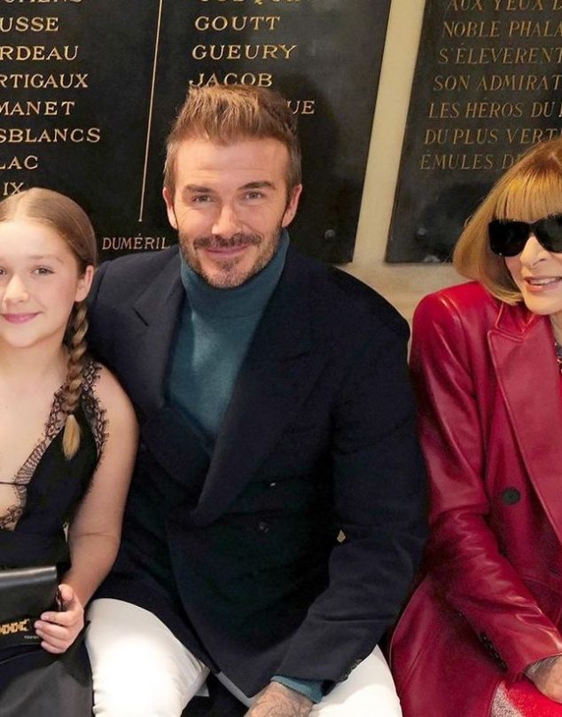 El look de la pequeña Beckham se robó las miradas en el desfile de Victoria