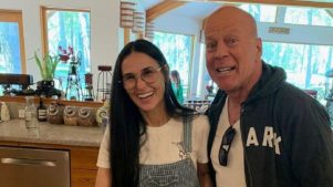 La emotiva y navideña reunión de Bruce Willis y Demi Moore