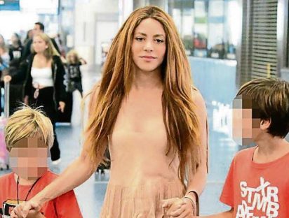 Shakira se va a Dubai a pasar la Navidad junto a sus hijos
