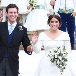 La princesa Eugenia celebra ocho años de matrimonio con una tierna imagen familiar