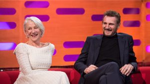 Liam Neeson recordó relación que tuvo con Helen Mirren: “Ella es notable”