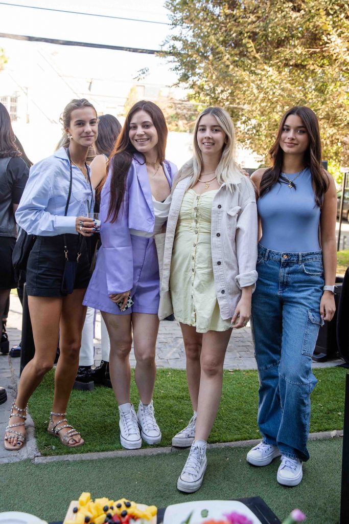 Josefa Saéz, Florencia Cifuentes, Camila Verdugo y Maire Reino.