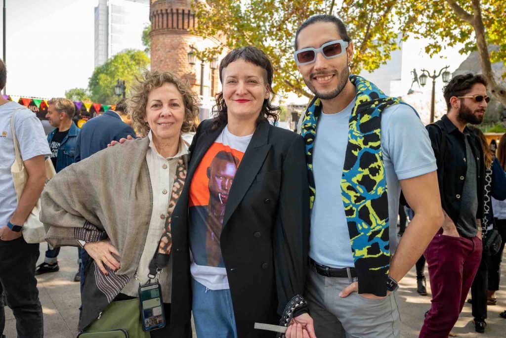 María De Michelis, Raquel Telias y Sebastián Manrique.