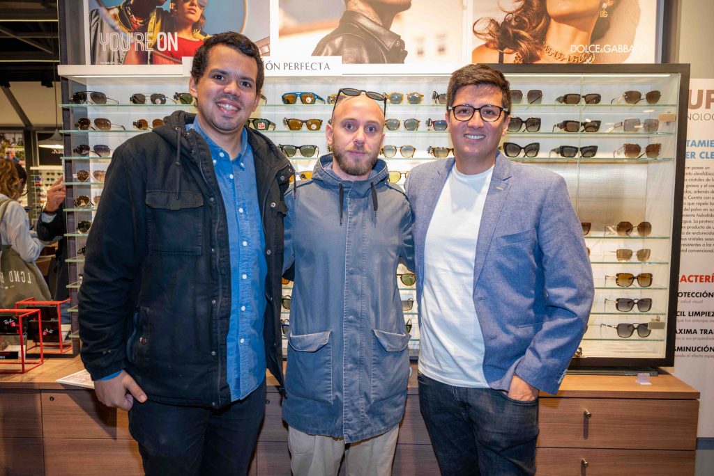 Martín Campos, Felipe Herrera y Gonzalo Toledo.