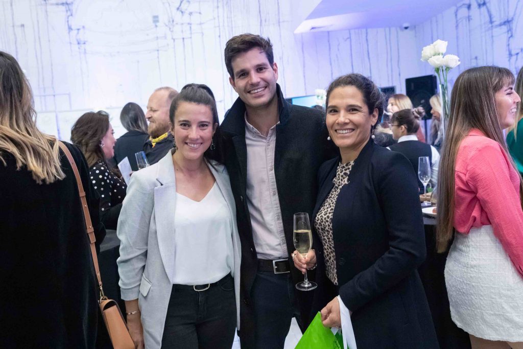 Soledad Torres, Juan Larraín y Carolina Lagos.