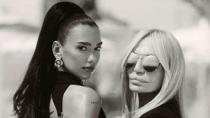 Donatella Versace y Dua Lipa co-diseñarán una colección para el show de Cannes