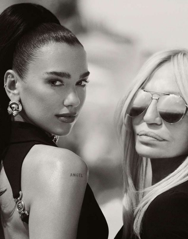 Donatella Versace y Dua Lipa co-diseñarán una colección para el show de Cannes