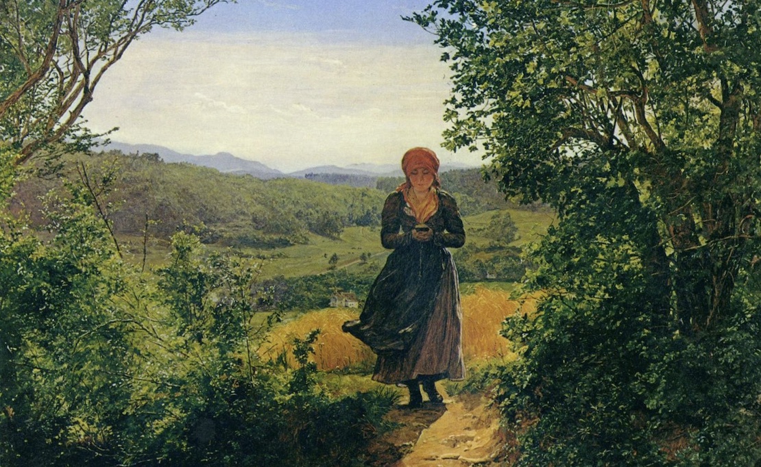 Pintura de 1860 se convierte en un debate viral ¿Aparece un iPhone en el cuadro?