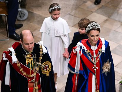Kate Middleton y la princesa Charlotte hacen match en la coronación del Rey Carlos III