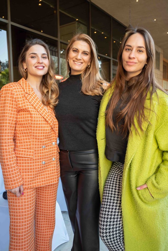 Belén Soto, Carolina Infante y Pascal Soto.