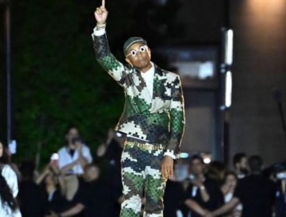 Lluvia de estrellas acompañan a Pharrell Williams en su debut en Louis Vuitton