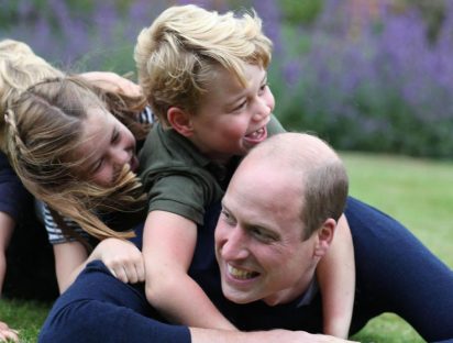 El guiño de William a Isabel II en el Día del Padre