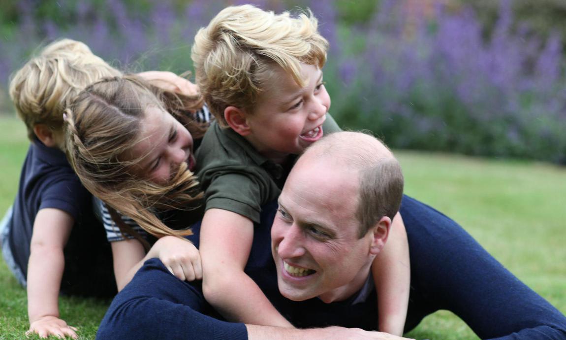 El guiño de William a Isabel II en el Día del Padre