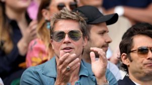 Brad Pitt recrea mítica escena en Wimbledon y las redes enloquecen