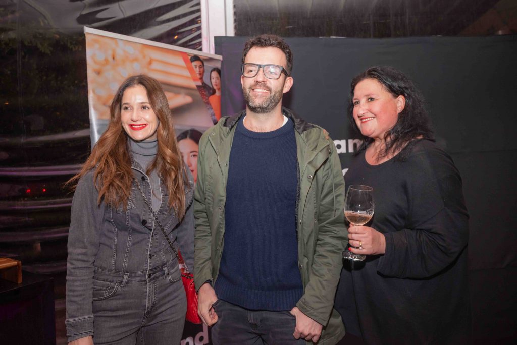 Daniela Kirberg, Alfonso Bezanilla y Lucy Willson.