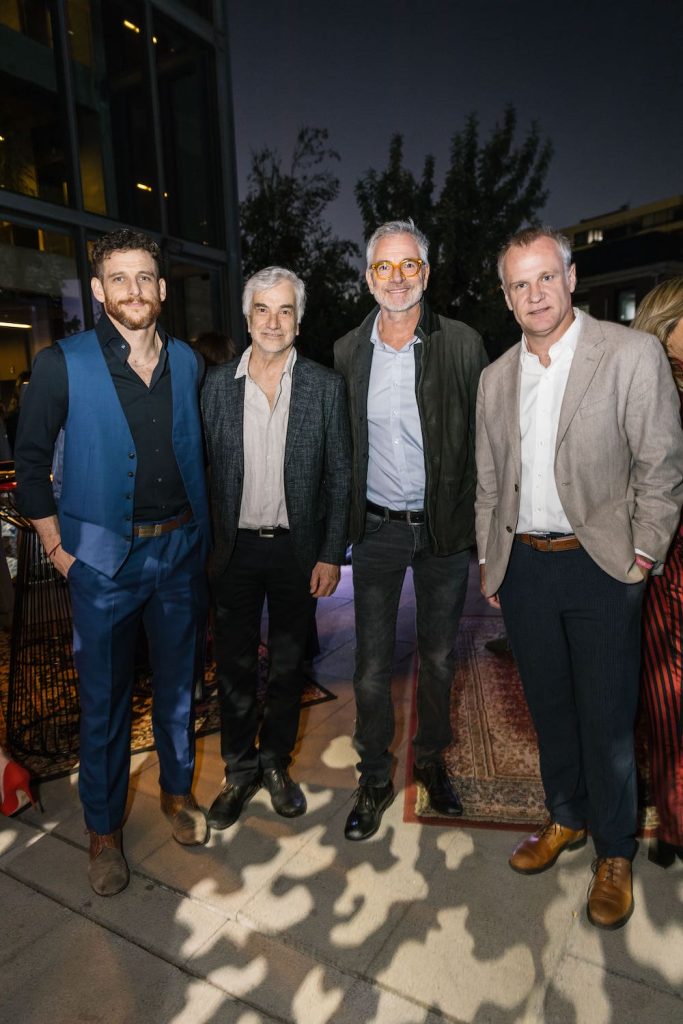 Eyal Meyer, Francisco Reyes, Álvaro Rudolphy y Felipe Kast.