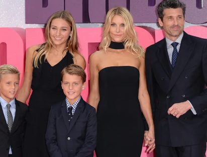 ¡Fue con la familia completa!: Patrick Dempsey se luce en el estreno de “Ferrari”