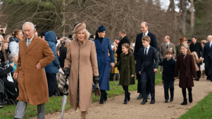 La especial coincidencia de los Windsor que pasó desapercibida en la misa de Navidad