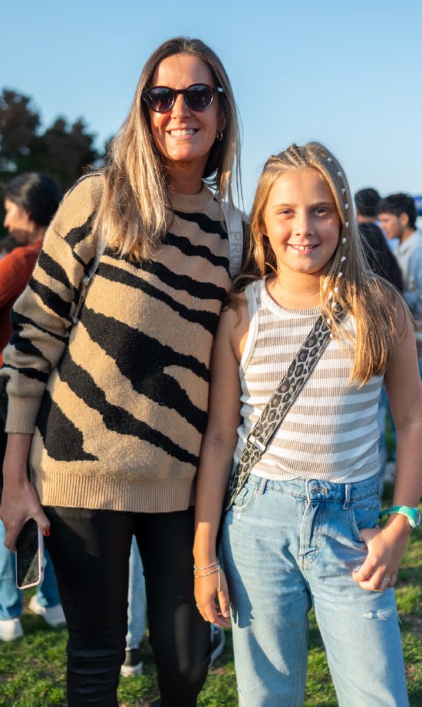 Cecilia Selis y su hija Rosario. 