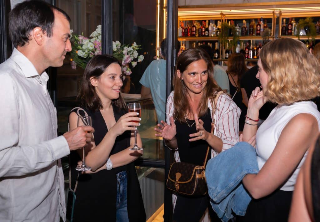 Andrés Varas, Jesús Mingo, Bernardita Vicuña y María José Larraín.