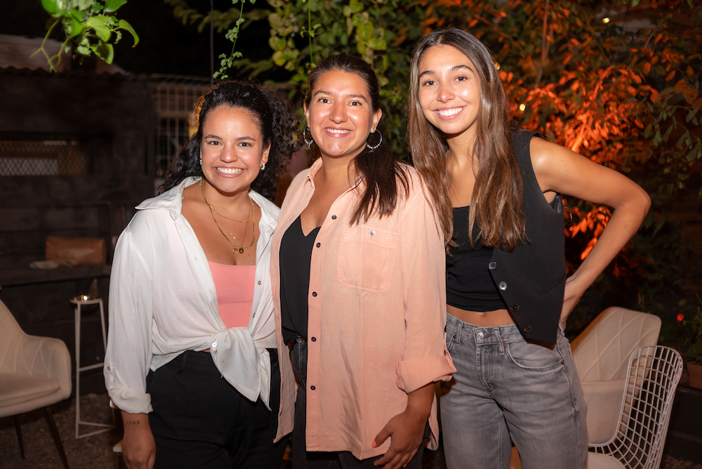 Macarena Bustamante, Javiera Carter y Carolina Perelló.