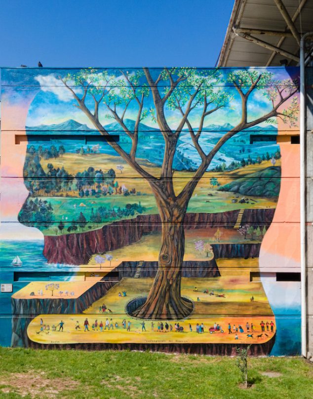 La ruta de murales más grande de Latinoamérica está en Santiago