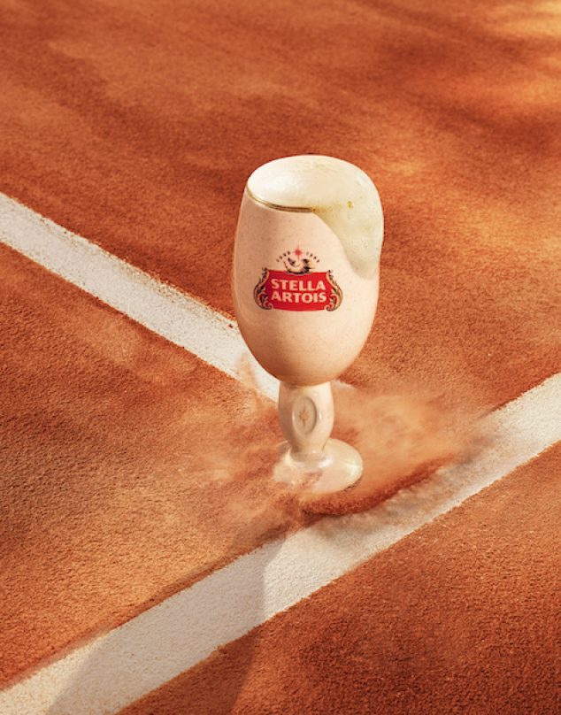El segundo trofeo: Stella Artois entregó singular cáliz de arcilla a los jugadores con “Perfect Serve” de Chile Open