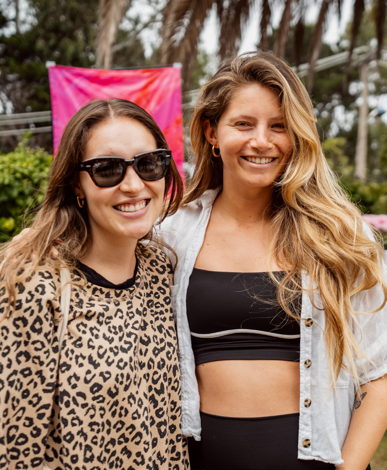 Isidora Rojas y Susan Cavieres.