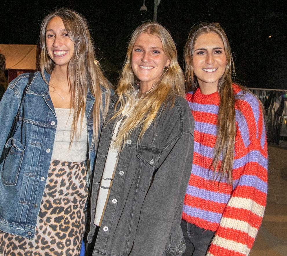 Trinidad Harfagar, Isidora de la Fuente y Consuelo Rivas. 