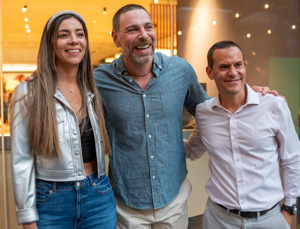 Carla Soto, Sebastián Dañil y José Antonio Neme. 
