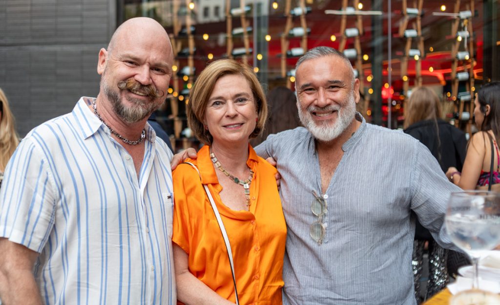 Daniel Molina, María Elisa Molina y Marcelo Guzmán. 