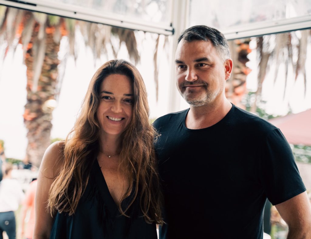 Katherine Echaiz y Javier Macaya. 