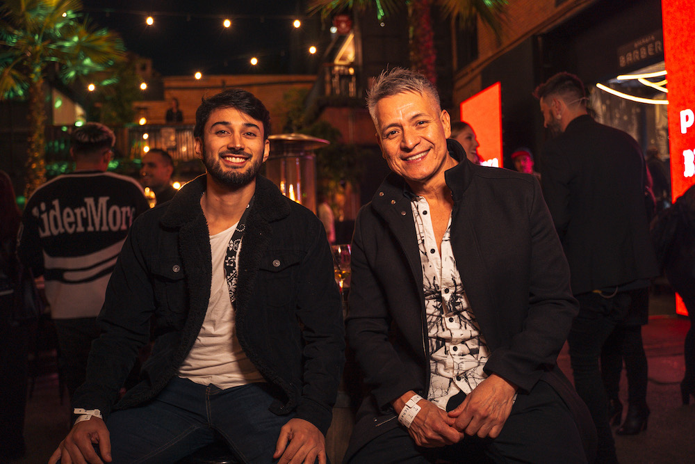 Christopher Peral y Herlmar Chávez.